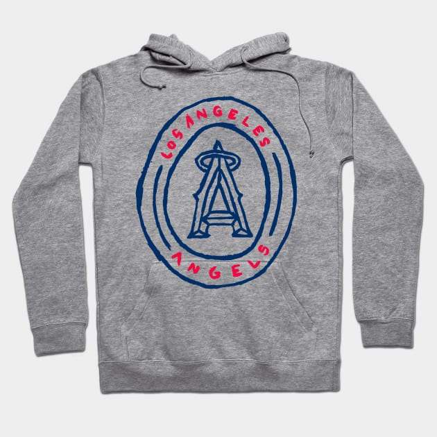 Los Angeles Angeeeels 03 Hoodie by Very Simple Graph